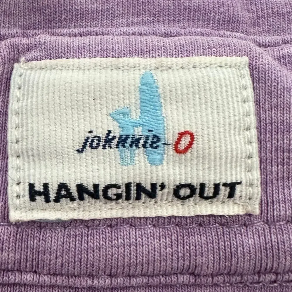 Johnny-o mens sz Medium polo shirt purple cotton preppy surf - Picture 5 of 7